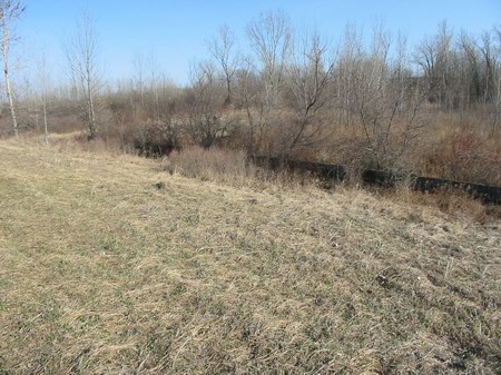 Zilwaukee Speedway - Maybe Track Bank Photo From Water Winter Wonderland